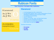 IGaramond Fonts TT screenshot